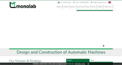 Desktop Screenshot of monolabsrl.com